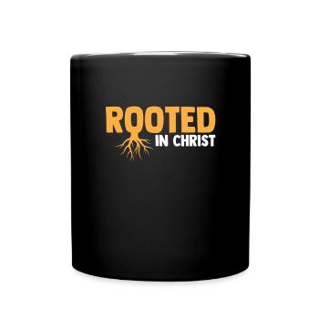 God Jesus Christ Faith Church Bible - Full Colour Mug - black - Front