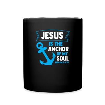 Glaube Christlich Jesus Christ Bibel Religion Gott - Tasse einfarbig - Schwarz - Vorne