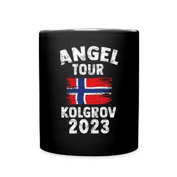 KOLGROV 2023 Angel Tour Norwegen Personalisierbar - Tasse einfarbig - Schwarz - Vorne