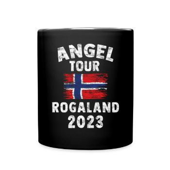 ROGALAND 2023 Angel Tour Norway Customizable - Full Colour Mug - black - Front