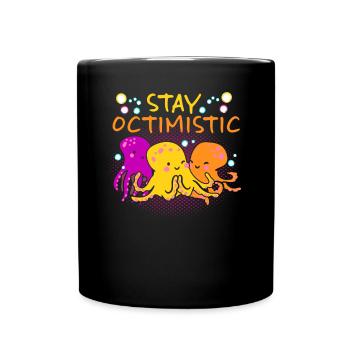 Octopus Octopus Sea Tentacle Octopus Octopus Octopus - Full Colour Mug - black - Front