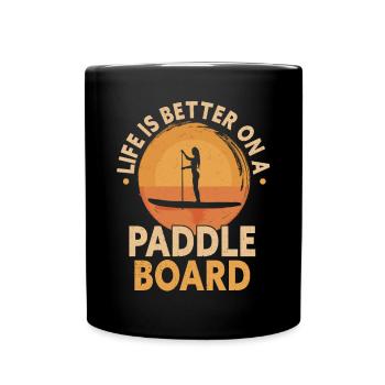 SUP Paddle Board Paddleboard - Mug uni - noir - Devant