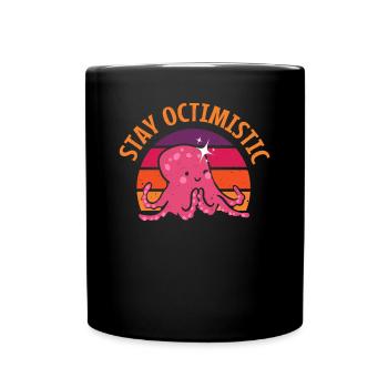 Octopus Octopus Sea Tentacle Octopus Octopus Octopus - Full Colour Mug - black - Front