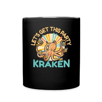 Octopus Octopus Sea Tentacle Octopus Octopus Octopus - Full Colour Mug - black - Front