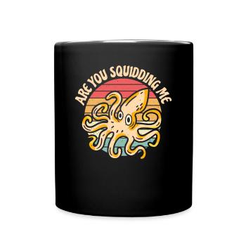 Poulpe Poulpe Tentacule de mer Poulpe Poulpe Poulpe Poulpe - Mug uni - noir - Devant