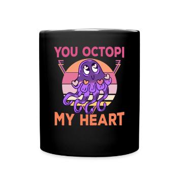 Octopus Octopus Sea Tentacle Octopus Octopus Octopus - Full Colour Mug - black - Front