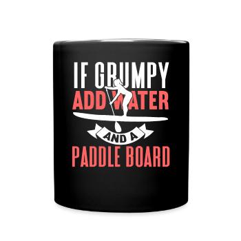 SUP Paddle Board Paddleboard - Mug uni - noir - Devant