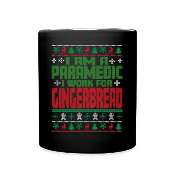 Paramedic Christmas quote - Full Colour Mug - black - Front