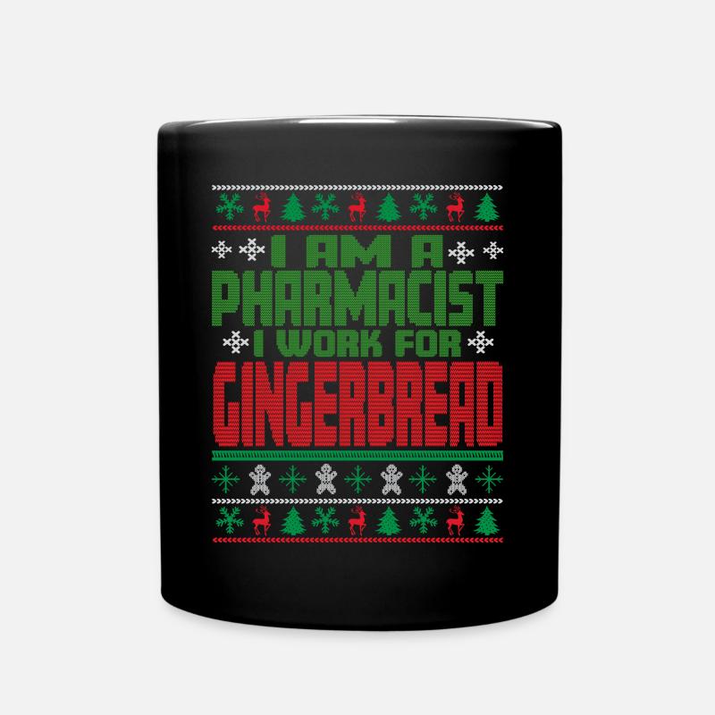 Apotheker Weihnachten Spruch - Tasse einfarbig - Schwarz