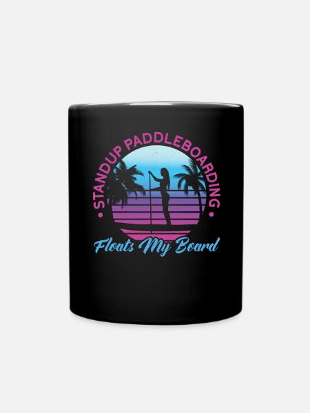 SUP Paddle Board Paddleboarding - Tasse einfarbig - Schwarz