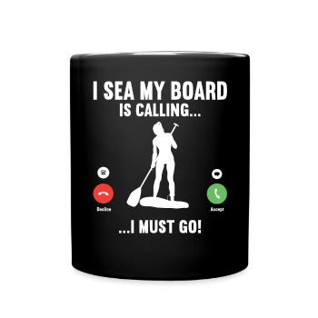 SUP Paddle Board Paddleboard - Mug uni - noir - Devant