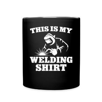 Soudeur Soudeur Vintage C’est mon - Mug uni - noir - Devant