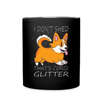 Je ne me débarrasse pas de la citation de Corgi - Mug uni - noir - Devant