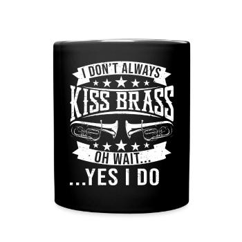 Trompettiste Trompette Instrument Cuivres Musique - Mug uni - noir - Devant