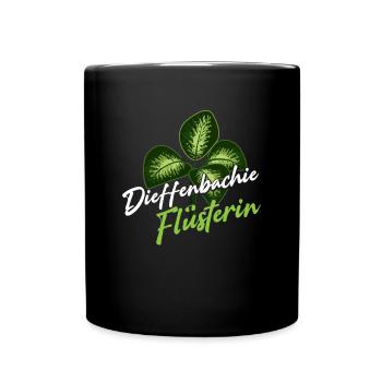 Dieffenbachia Whisperer Plantes d’intérieur - Mug uni - noir - Devant