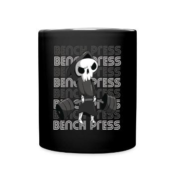 Banc de la mort Entraînement Motivation Soulevé de terre Salle de gym - Mug uni - noir - Devant