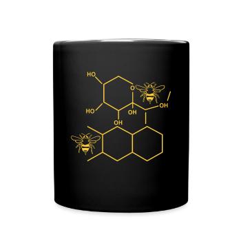 Periodic Table Beekeeper Shirt Chemical Formula - Full Colour Mug - black - Front