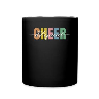 Cheer Squad Cheerleader Team Geschenk - Tasse einfarbig - Schwarz - Vorne