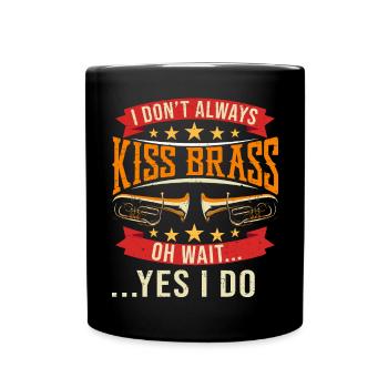 Trompettiste Trompette Instrument Cuivres Musique - Mug uni - noir - Devant