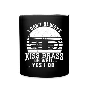 Trompettiste Trompette Instrument Cuivres Musique - Mug uni - noir - Devant