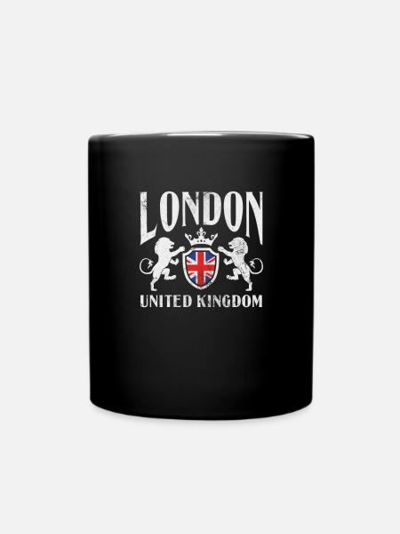 London - Full Colour Mug - black