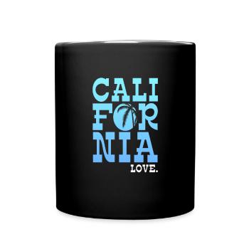 Kalifornien - Tasse einfarbig - Schwarz - Vorne