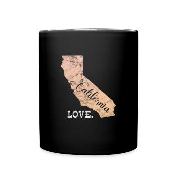California USA Holidays America Cadeau - Mug uni - noir - Devant