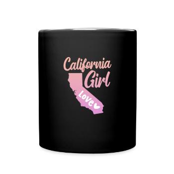 Californie - Mug uni - noir - Devant