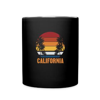 Californie - Mug uni - noir - Devant