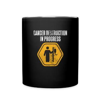 Krebs - Tasse einfarbig - Schwarz - Vorne