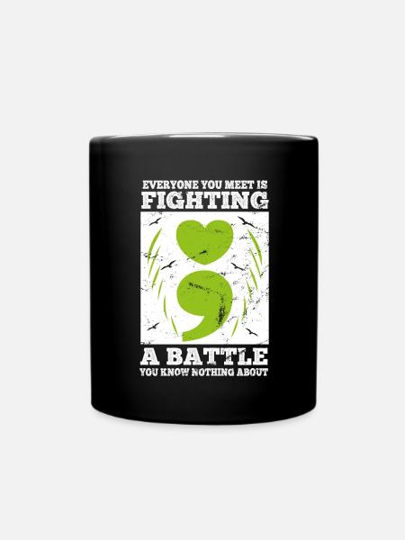 Santé mentale Dépression Motivation Anxiété Rêve - Mug uni - noir
