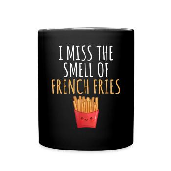 French Fries Lover Fast Food Gifts - Full Colour Mug - black - Front