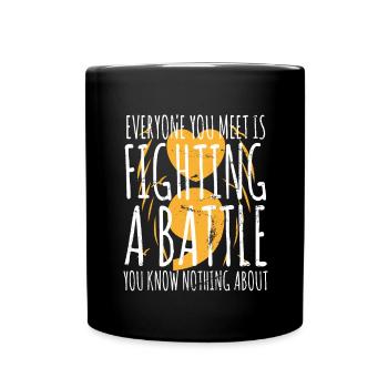 Mental Health Depression Motivation Angst Traum - Tasse einfarbig - Schwarz - Vorne