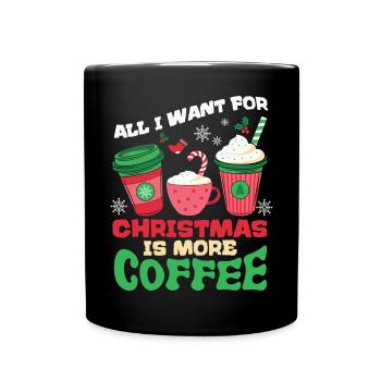 Cadeaux de Noël Noël - Mug uni - noir - Devant