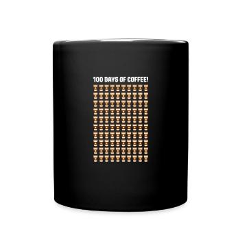 Coffee Caffeine Espresso Barista Gift - Full Colour Mug - black - Front