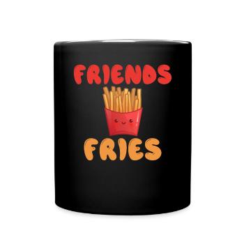 French Fries Lover Fast Food Gifts - Full Colour Mug - black - Front