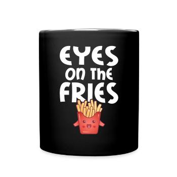 French Fries Lover Fast Food Gifts - Full Colour Mug - black - Front