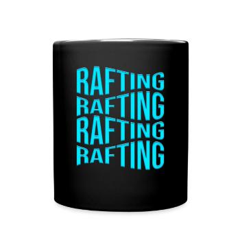 rafting - Full Colour Mug - black - Front