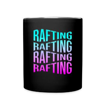 rafting - Full Colour Mug - black - Front