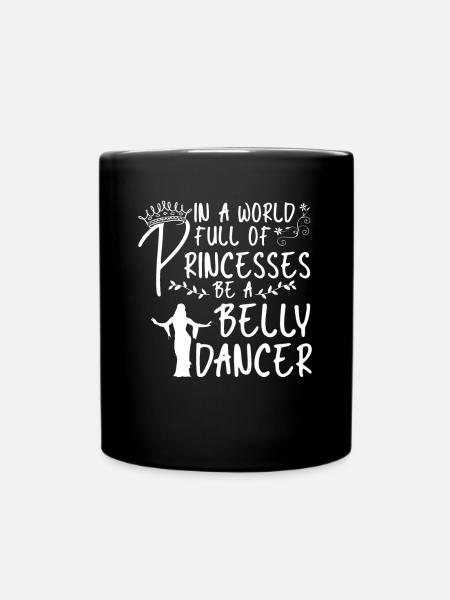 Bauchtanz Bauchtänzerin Tanzen Tänzerin Geschenk - Tasse einfarbig - Schwarz