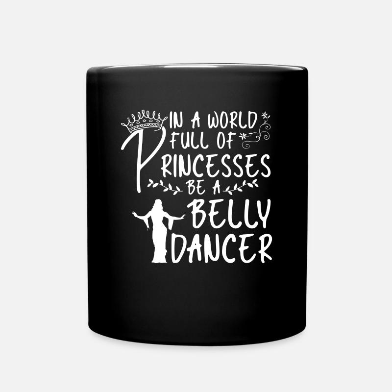 Bauchtanz Bauchtänzerin Tanzen Tänzerin Geschenk - Tasse einfarbig - Schwarz