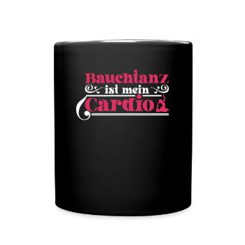Bauchtanz Ist Mein Cardio - Bauchtänzerin - Tasse einfarbig - Schwarz - Vorne