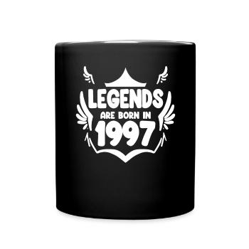 1997 - Born 1997 - Full Colour Mug - black - Front
