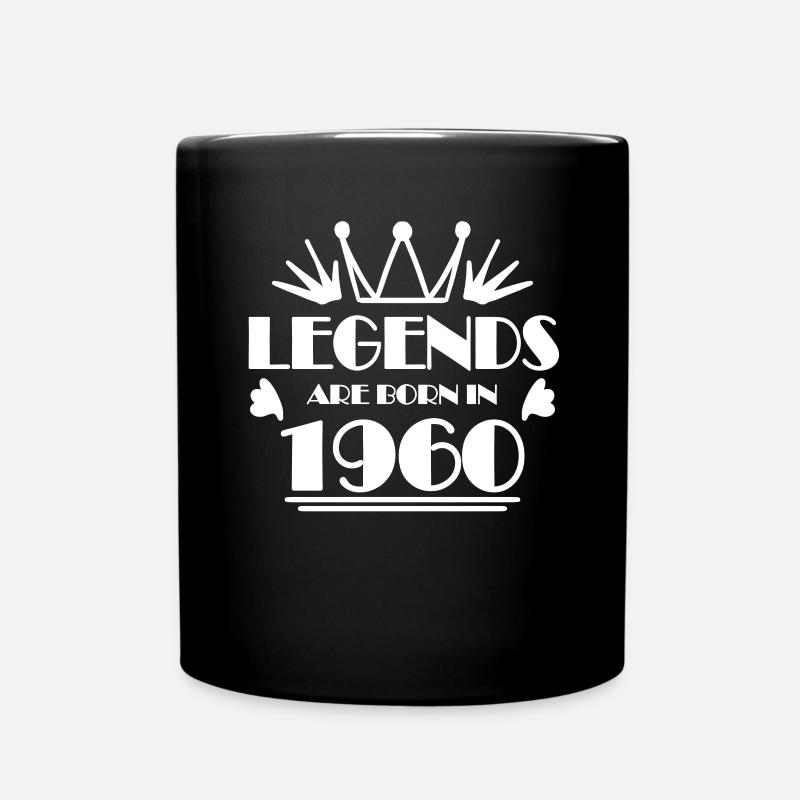 1960 - né en 1960 - Mug uni - noir