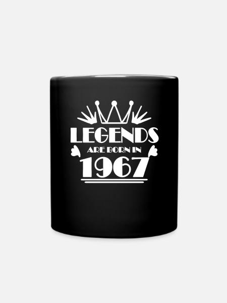 1967 - Born 1967 - Full Colour Mug - black