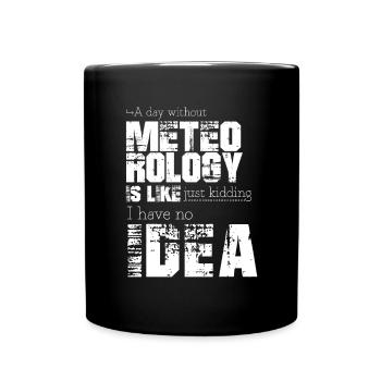 Météorologie - Mug uni - noir - Devant