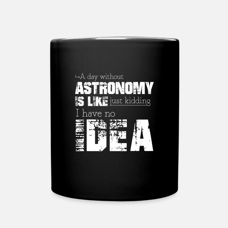 Astronomie - Tasse einfarbig - Schwarz