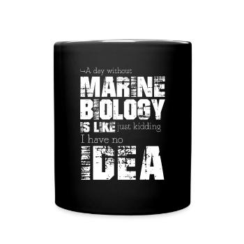 Marine biology - Full Colour Mug - black - Front