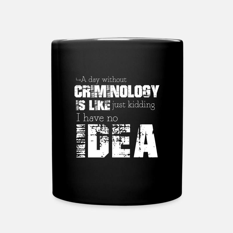 Criminology - Full Colour Mug - black