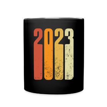 Rétro de l’année 2023 - Mug uni - noir - Devant